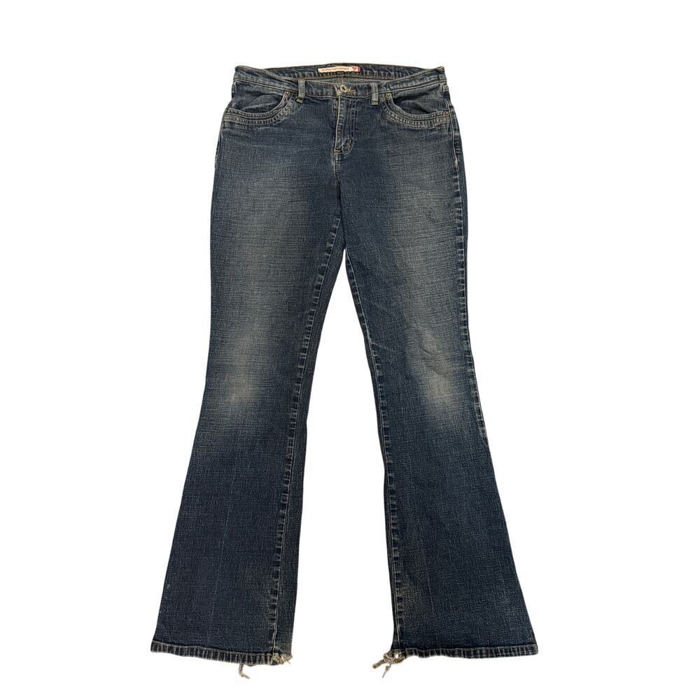 Vintage Guess Bootcut Jeans Y2K Low Rise Stretch Denim 30x32 Casual 2000s